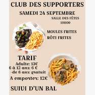 Moules frites club des supporters 